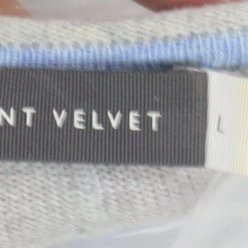 Mint Velvet Grey V-Neck Pullover Women’s Jumper L