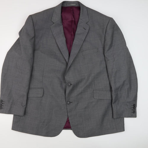Centaur Men's Grey Blazer, Size 52 Regular, Business Formal