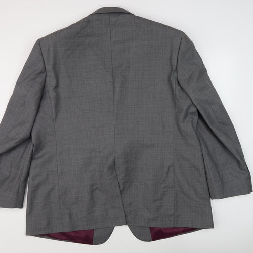 Centaur Men's Grey Blazer, Size 52 Regular, Business Formal