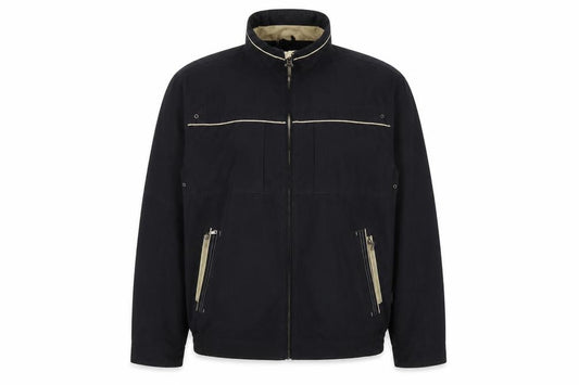 Saxon Men's Black L Basic Jacket, Polyester, Casual