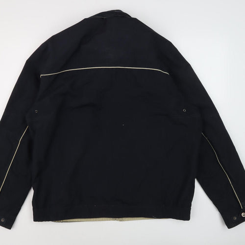 Saxon Men's Black L Basic Jacket, Polyester, Casual
