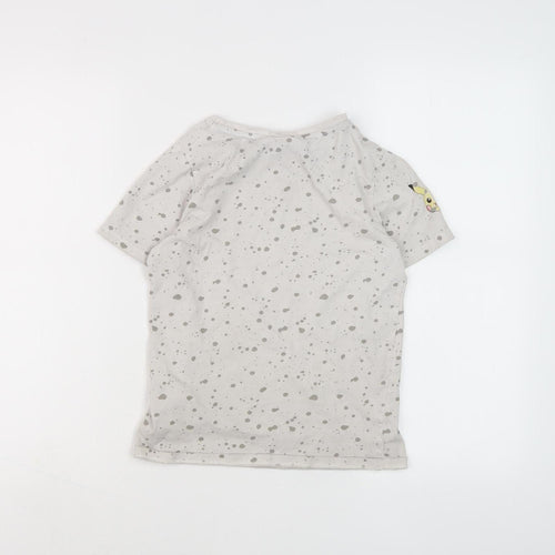 Pokémon Boys Grey Pikachu T-Shirt, Graphic Print, 9 Years