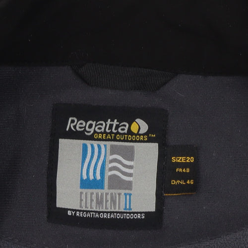 Regatta Men's Black Polyester Jacket Size 20