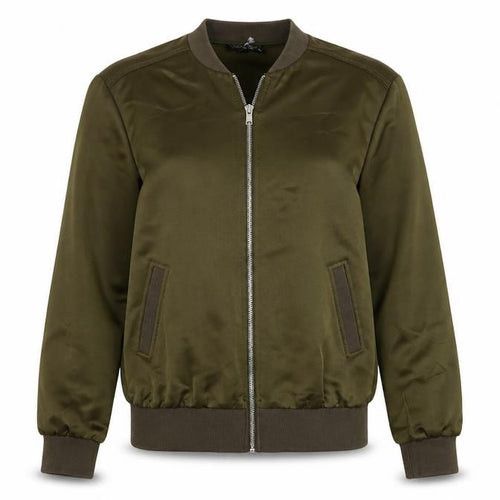 Topshop Women’s Green Bomber Jacket UK 8 Casual