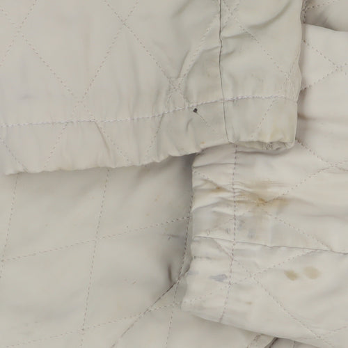 Artigiano Women's Beige Quilted Jacket Size 12