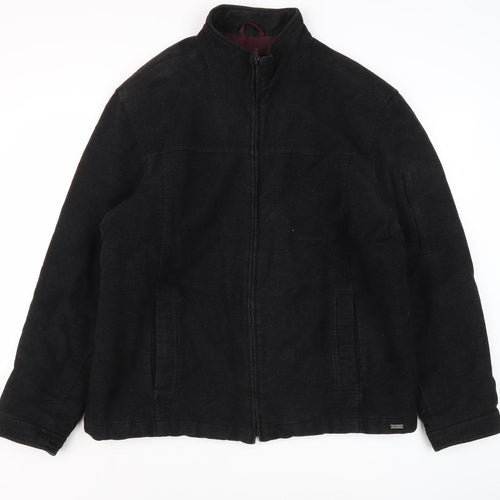 Next Men's Black Basic Jacket Size L