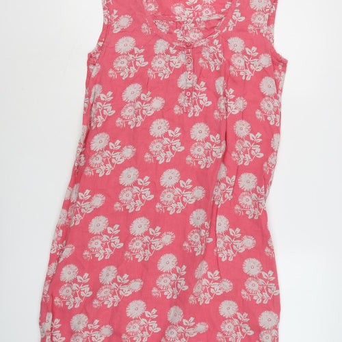 Seasalt Women's Pink Floral Sleeveless Dress Size 10
