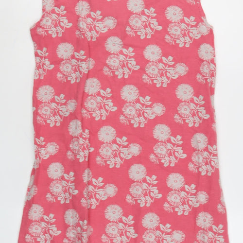 Seasalt Women's Pink Floral Sleeveless Dress Size 10