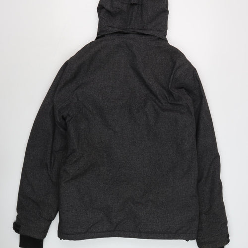 Mountain Warehouse Men's Grey Hooded Parka Jacket XS