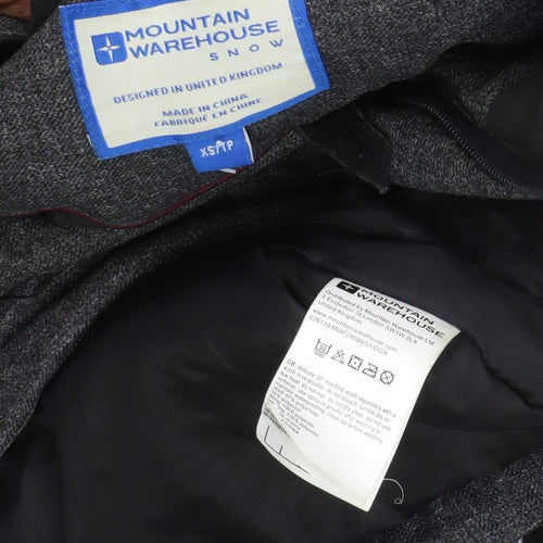 Mountain Warehouse Men's Grey Hooded Parka Jacket XS