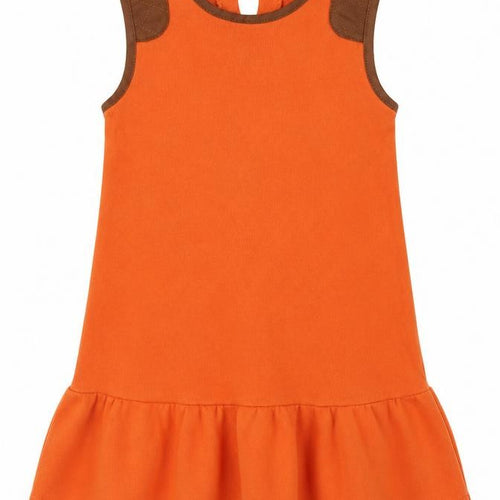 Ralph Lauren Girls Orange Dress Size 10 Casual Sleeveless