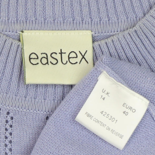 Eastex Women's Purple Jumper - Size 14 Regular