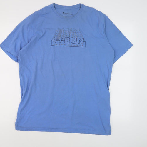 Under Armour Men's Blue Relaxed Fit T-Shirt L