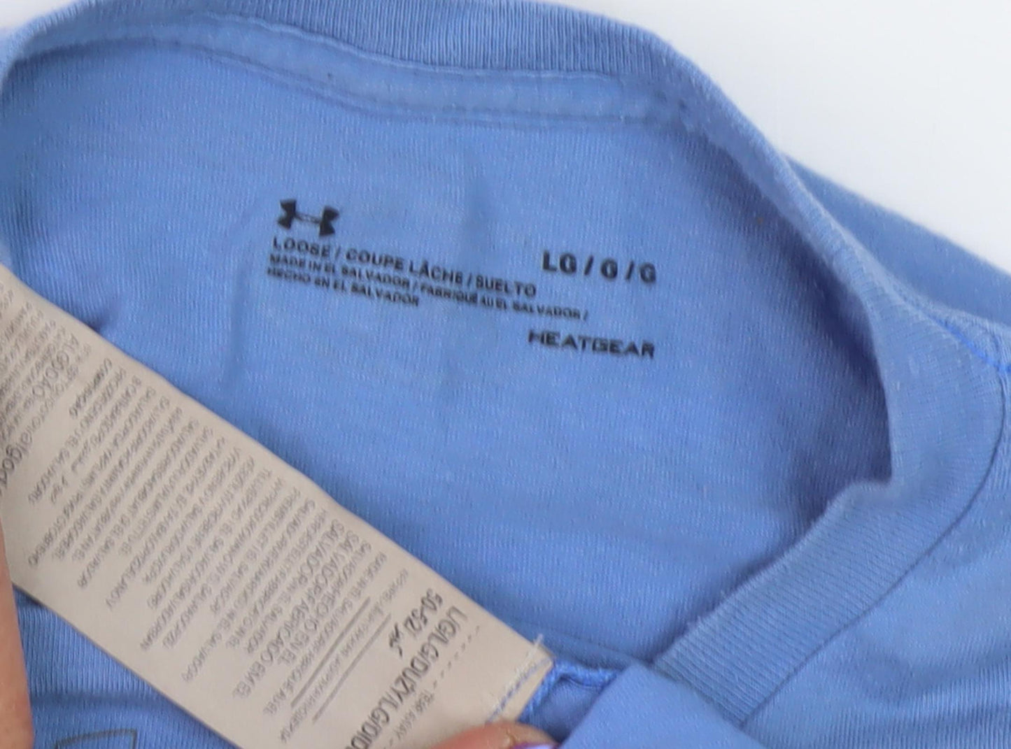 Under Armour Men's Blue Relaxed Fit T-Shirt L