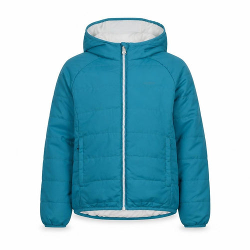 Craghoppers Girls Blue Hooded Puffer Jacket Age 7-8