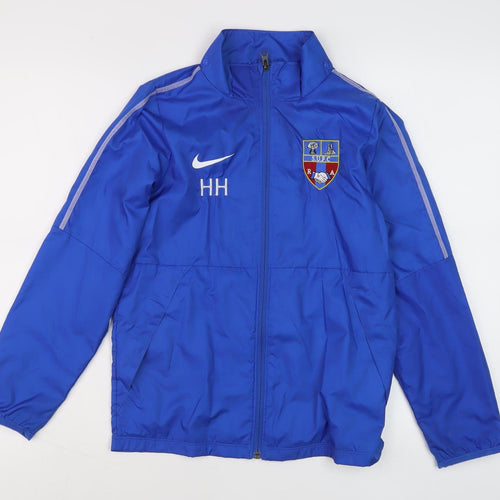 Nike Boys Blue Basic Jacket M - Gym & Training Activewear