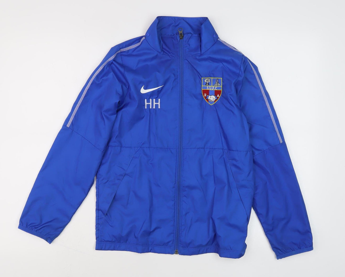 Nike Boys Blue Basic Jacket M - Gym & Training Activewear
