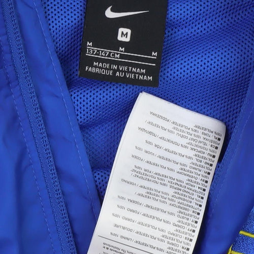 Nike Boys Blue Basic Jacket M - Gym & Training Activewear