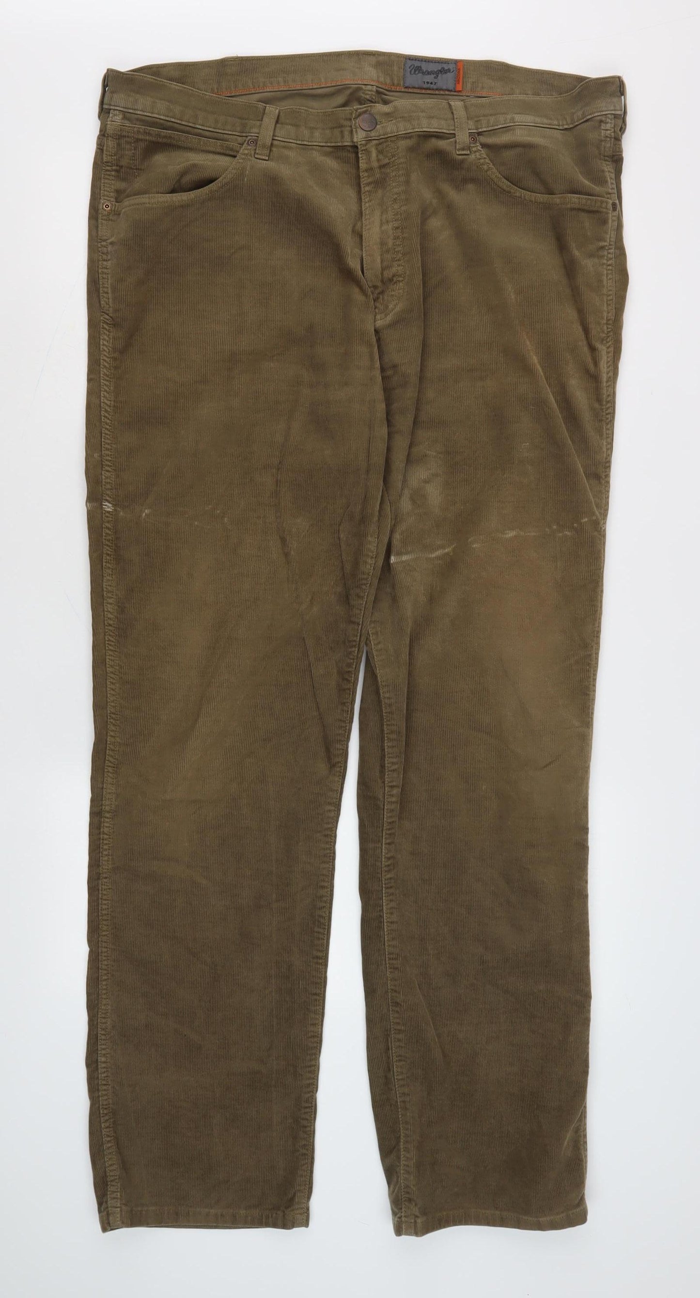 Wrangler Men's Brown Corduroy Trousers W42 L34