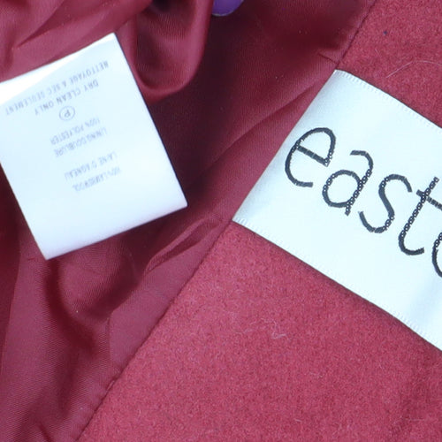Eastex Women's Red Wool Overcoat Size 12