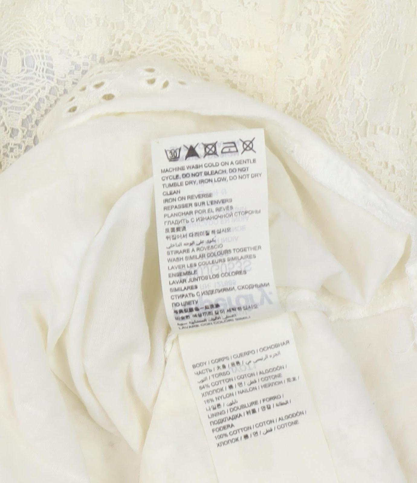 Superdry Women's Ivory Strapless A-Line Dress XS