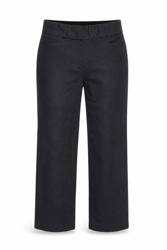 Front view of Banana Republic Women's Black Trousers, size 4