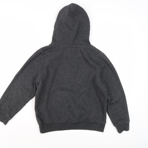 McKenzie Boys Grey Pullover Hoodie 7-8 Years, Logo Accent