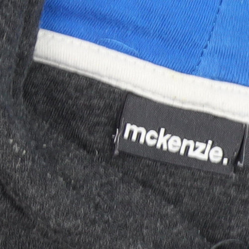 McKenzie Boys Grey Pullover Hoodie 7-8 Years, Logo Accent