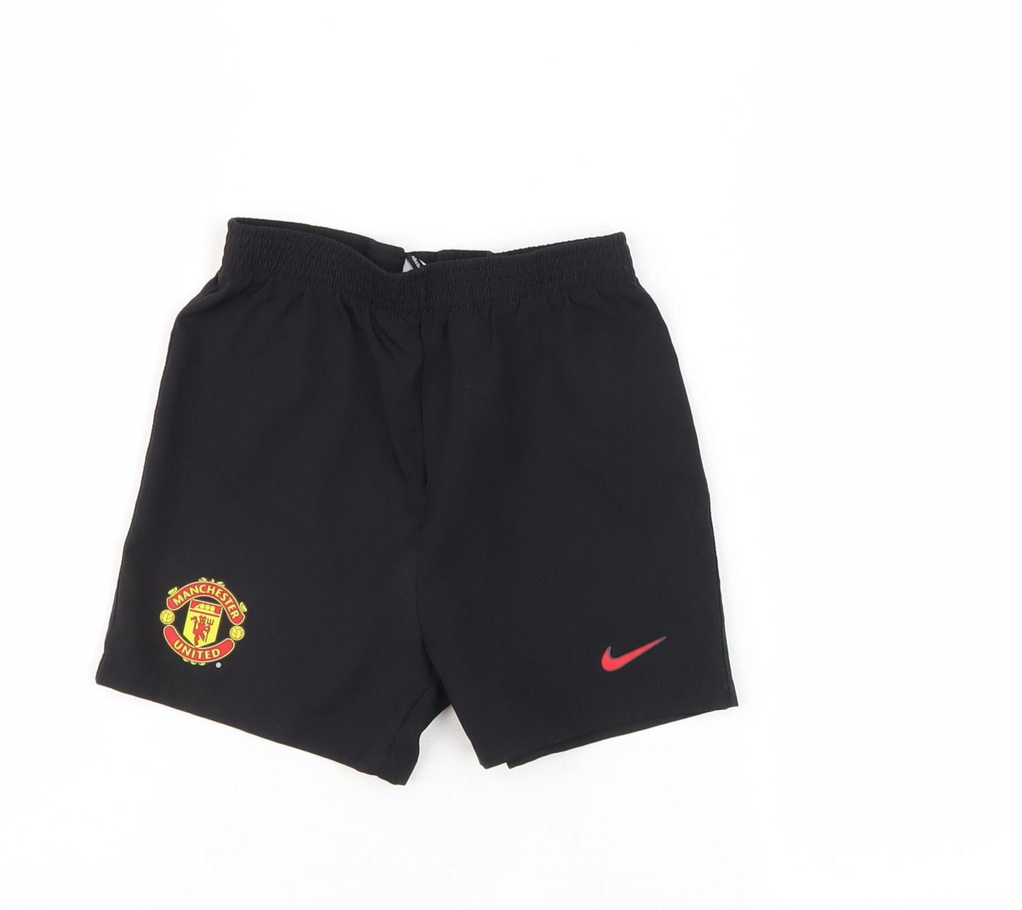 Nike Boys Black Athletic Shorts Manchester United S