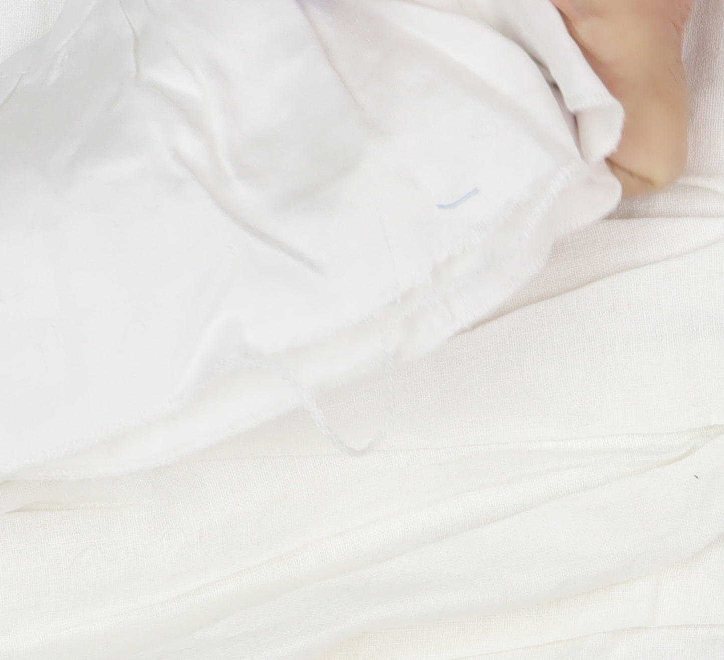 BOSS Girls White Hi-Low Pleated Skirt, Size 6 Years