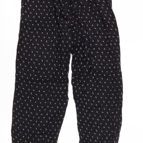 Fat Face Women's Black Pyjama Pants Size 8