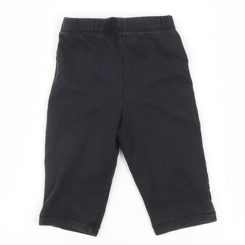 Converse Black Unisex Baby Pants 12 Months Elastic Waist