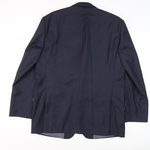 Daniel Hechter Men's Blue Wool Blazer Jacket, Size 44R
