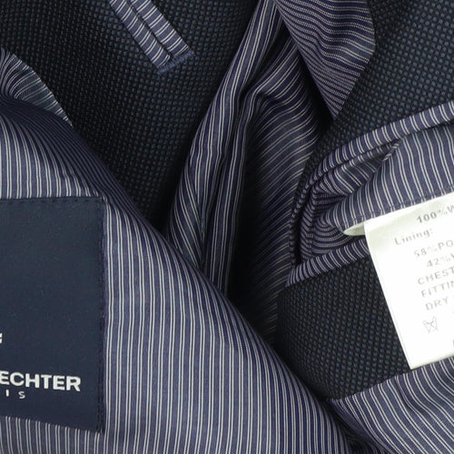 Daniel Hechter Men's Blue Wool Blazer Jacket, Size 44R