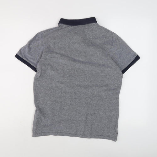 Jack & Jones Men's Grey Polo Shirt S Short Sleeve