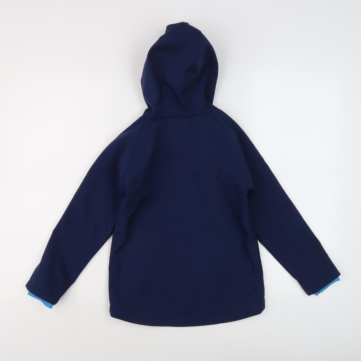 Mantaray Boys Blue Hooded Jacket Age 8 Water Resistant