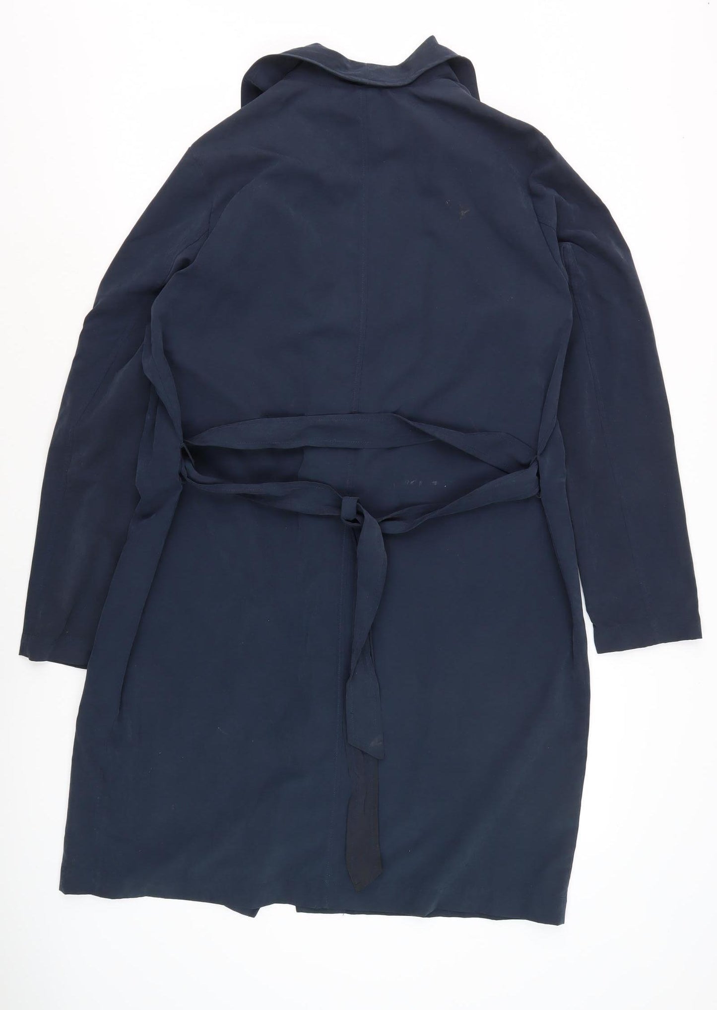 Jacqueline de Yong Women's Blue Long Overcoat L