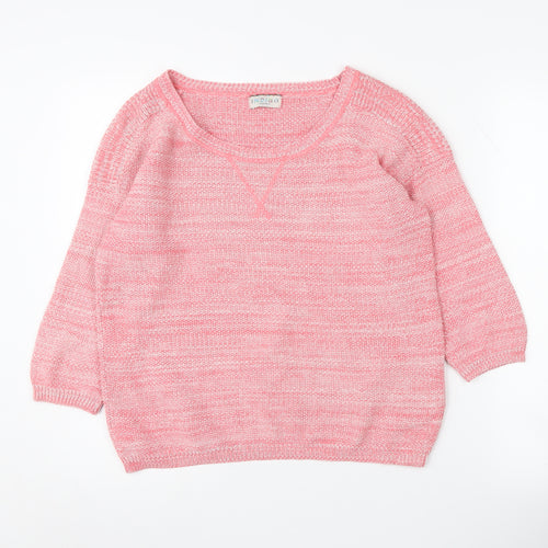 Marks and Spencer Women's Pink Pullover Jumper Size 10