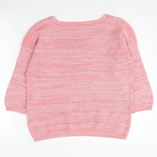 Marks and Spencer Women's Pink Pullover Jumper Size 10