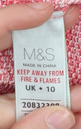 Marks and Spencer Women's Pink Pullover Jumper Size 10
