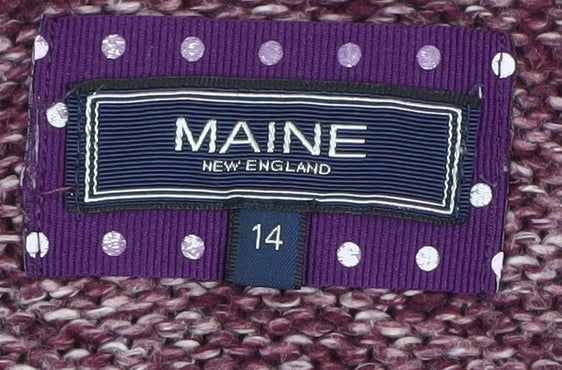Maine New England Women's Multicoloured Cardigan Size 14