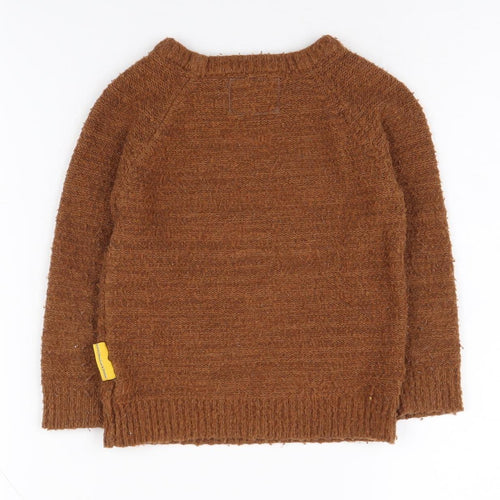 Tu Boys Brown Gruffalo Pullover Jumper - 2-3 Years