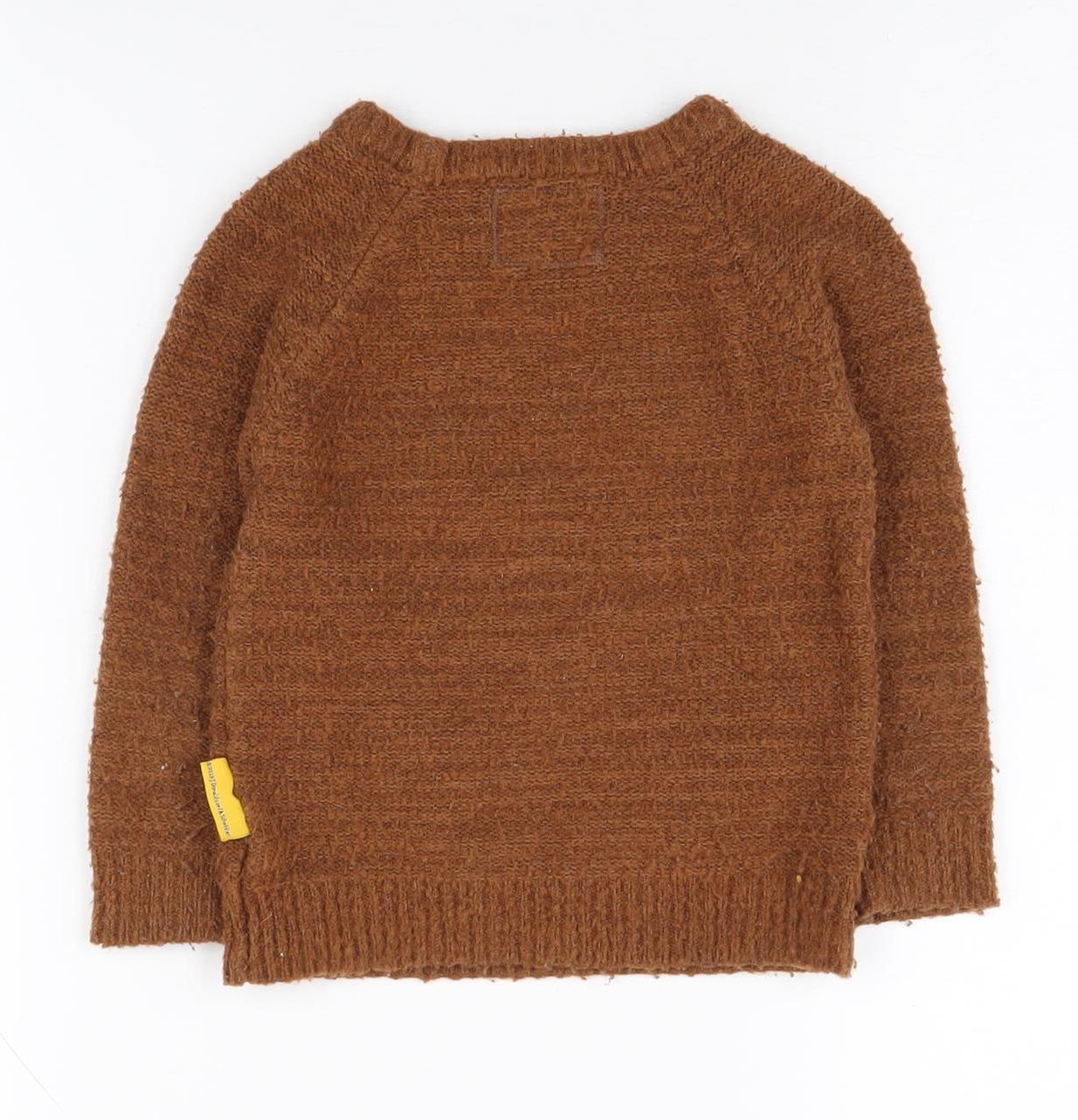 Tu Boys Brown Gruffalo Pullover Jumper - 2-3 Years