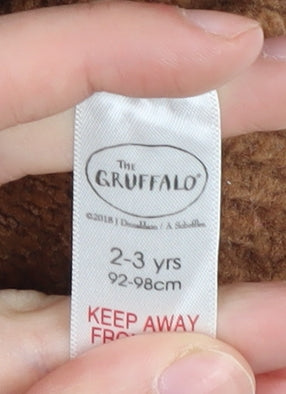 Tu Boys Brown Gruffalo Pullover Jumper - 2-3 Years