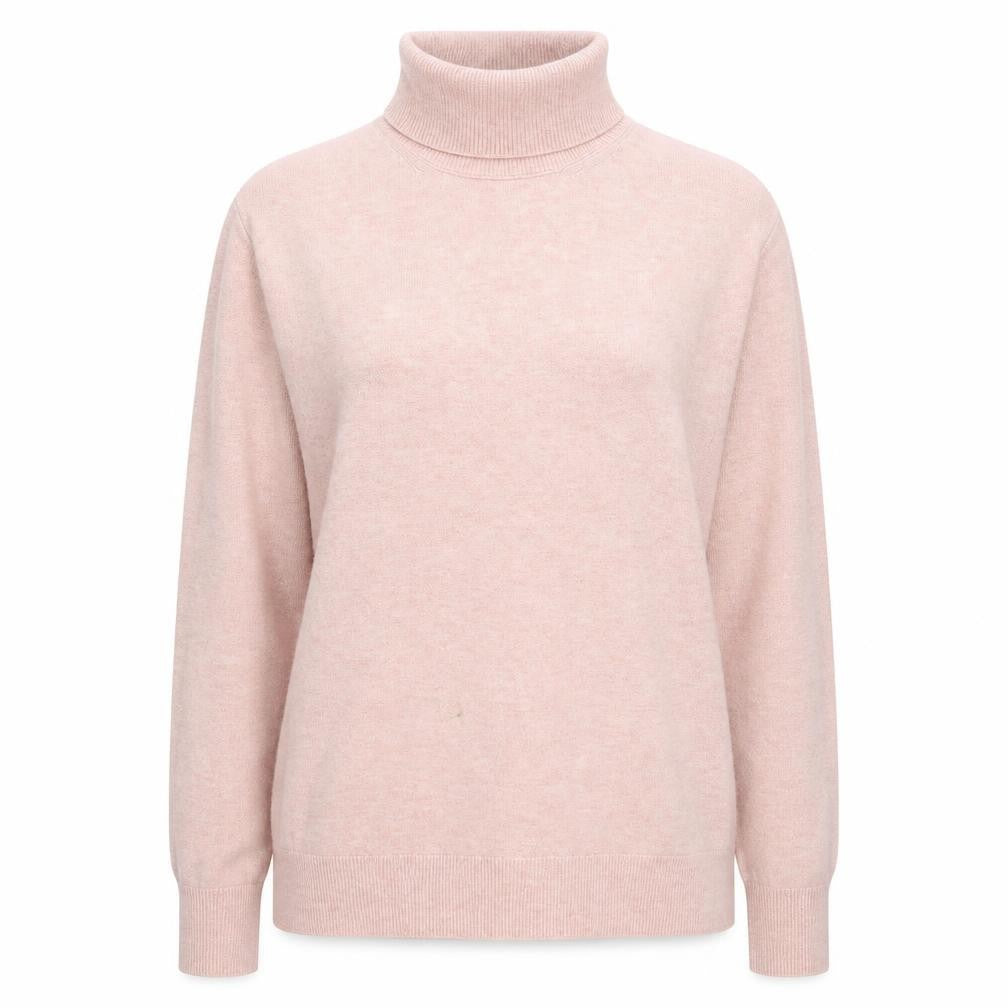 Front view of Marks & Spencer Pink High Neck Jumper L
