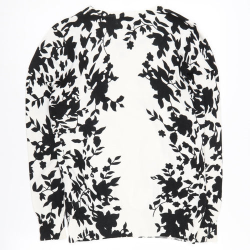 Simon Jeffrey Women's Floral Pullover Jumper Medium