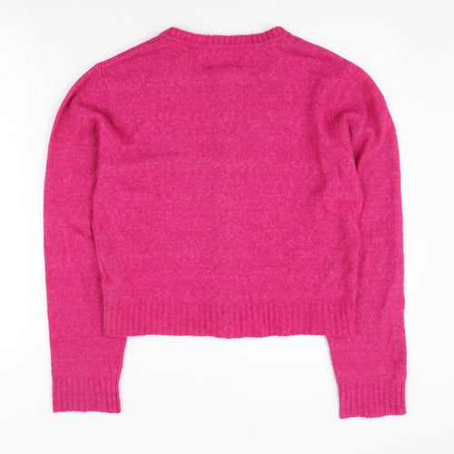 Zara Girls Pink Cardigan, 13-14 Years, Casual Knitwear