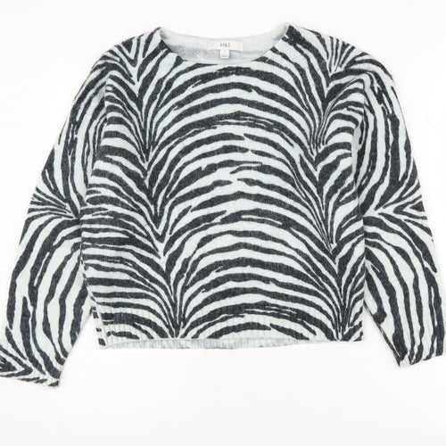 Marks and Spencer Women's Zebra Print Jumper, S