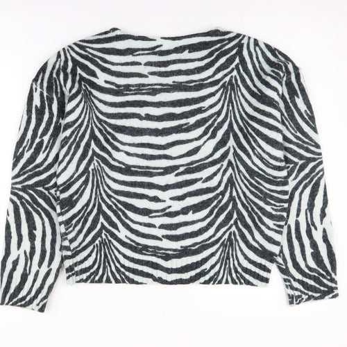 Marks and Spencer Women's Zebra Print Jumper, S
