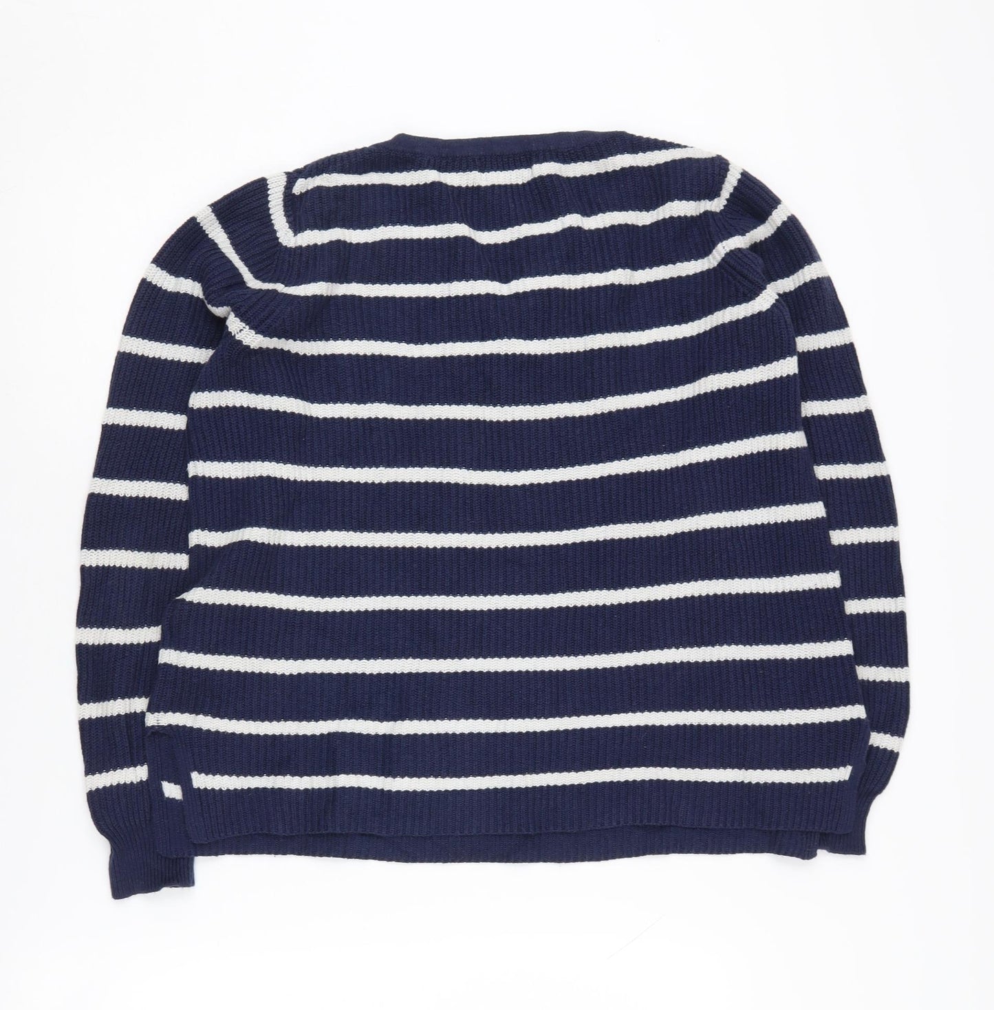 Old Navy Women's Blue Striped Pullover Jumper S